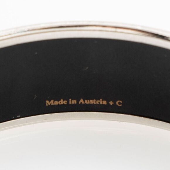Hermes Printed Enamel Wide Bracelet - Picture 4 of 4